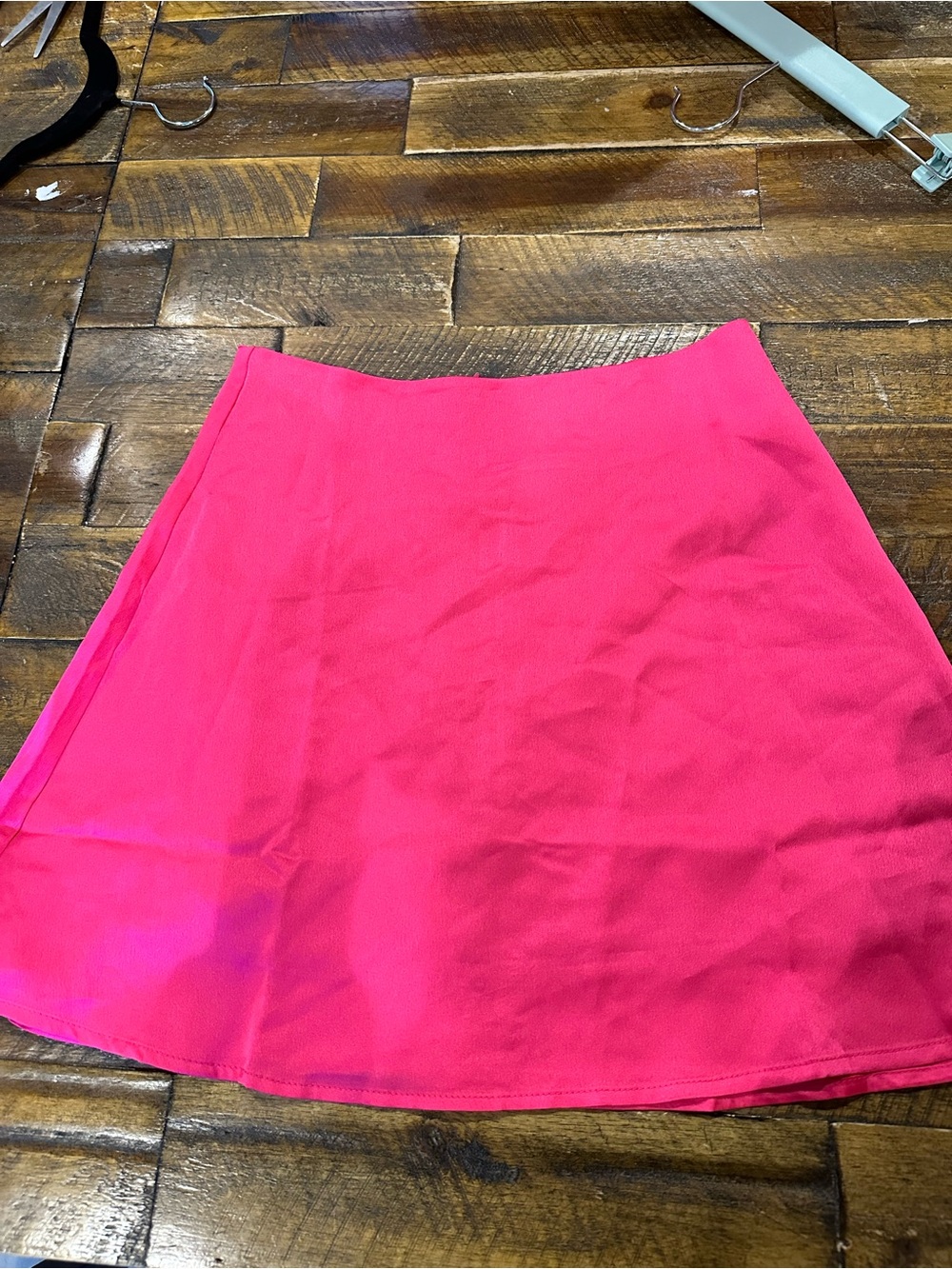 Classic Mini Skirt in Vibrant Hot Pink